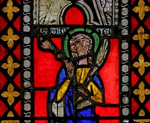 Fenster aus der Kirche des Heiligen Johannes des Täufers, ca. 1275